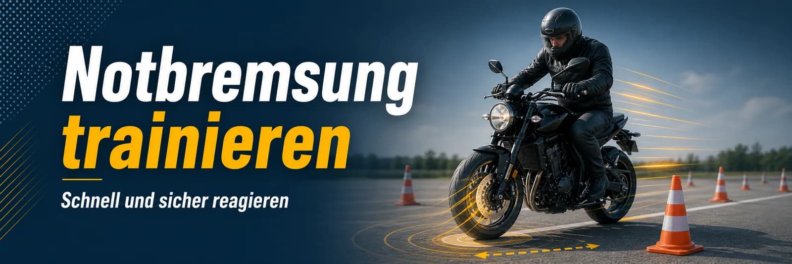 Notbremsung trainieren: schnell und sicher reagieren