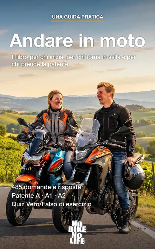 Buchcover der Ausgabe für Italien: Andare in moto