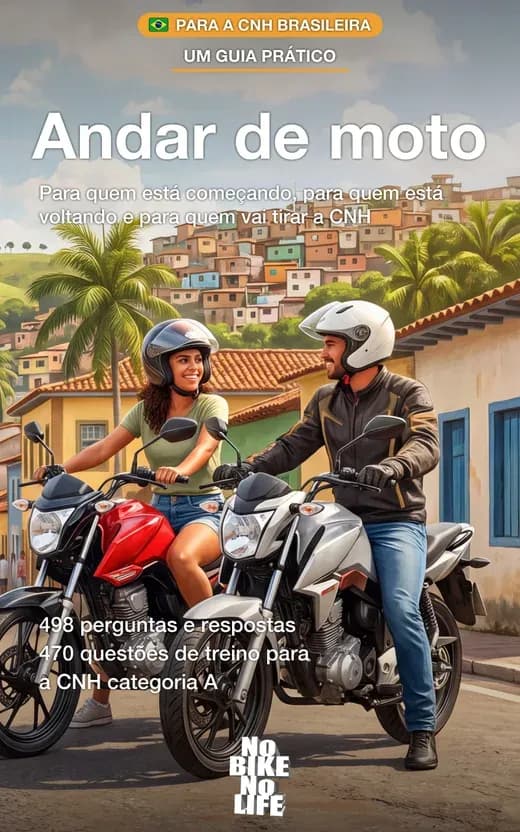 Buchcover der Ausgabe für Brasilien: Andar de moto