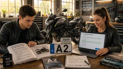 Motorrad Klasse A2
